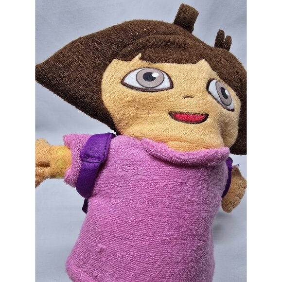 2003  Dora The Explorer Plush Wash Cloth Mitten Terry Cloth Material - Picture 14 of 15
